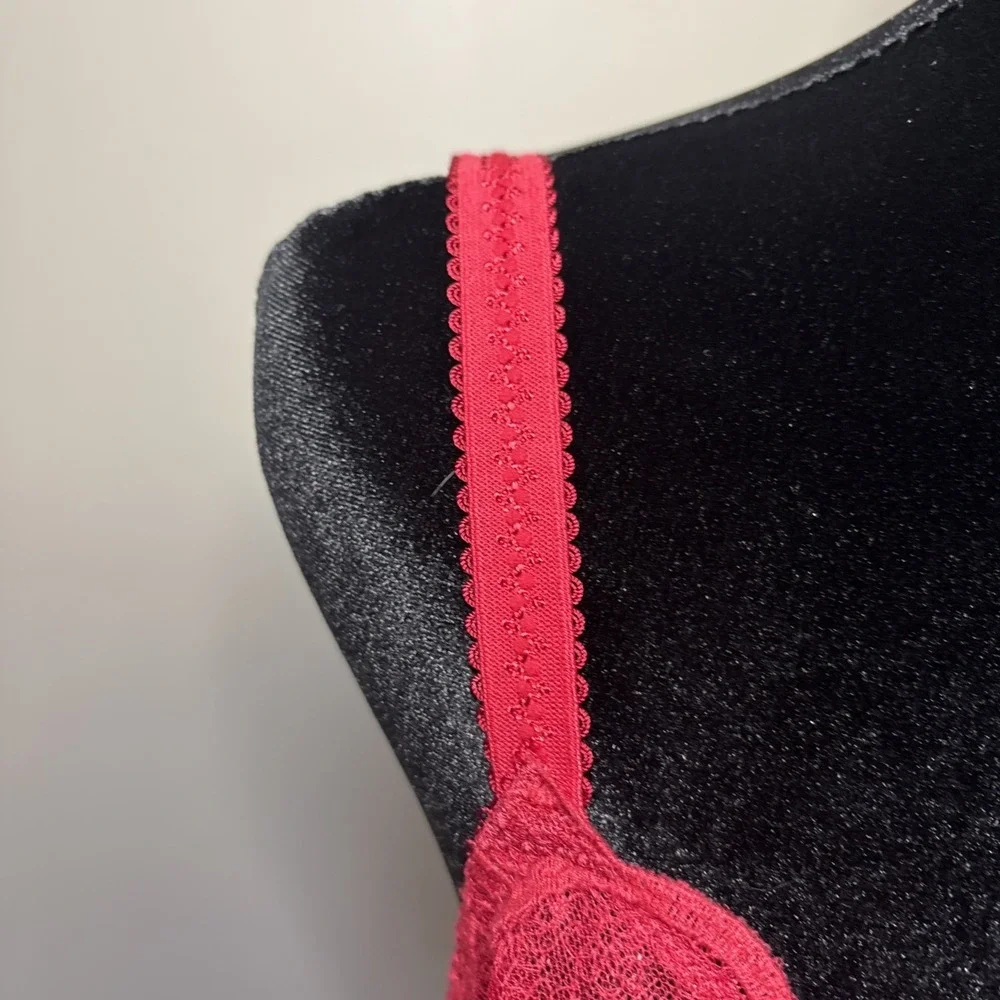 Wacoal Women's Simply Sultry Underwire Bra Red #850279 Size 34DD - Picture 7 of 8